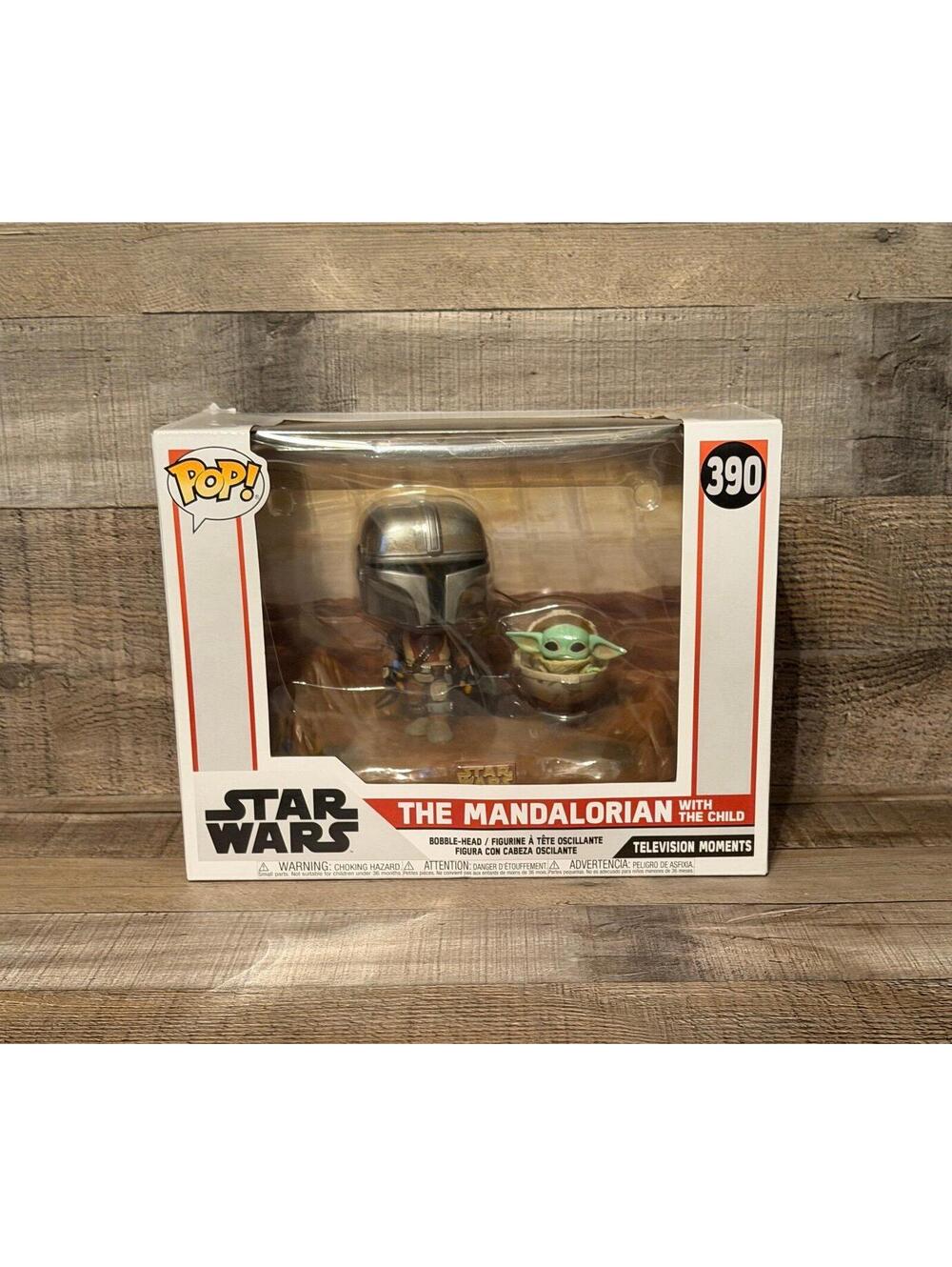 The Mandalorian with the child Funko Pop #390